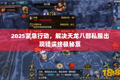 2025紧急行动,解决天龙八部私服出现错误终极秘笈 2025紧急行动,解决天龙八部私服出现错误终极秘笈