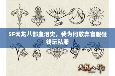 SF天龙八部血泪史,我为何放弃官服砸钱玩私服 SF天龙八部血泪史,我为何放弃官服砸钱玩私服