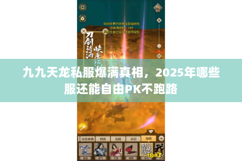 九九天龙私服爆满真相，2025年哪些服还能自由PK不跑路