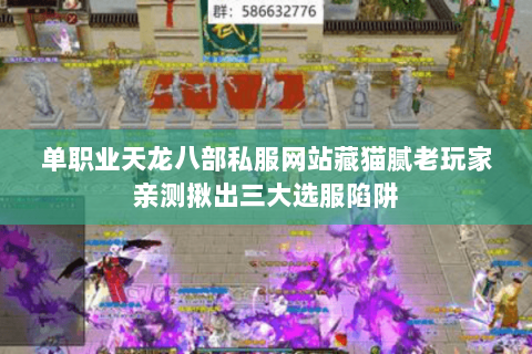 单职业天龙八部私服网站藏猫腻老玩家亲测揪出三大选服陷阱