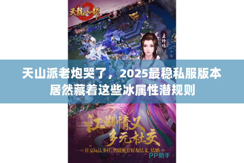 天山派老炮哭了，2025最稳私服版本居然藏着这些冰属性潜规则