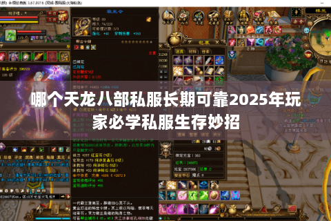 哪个天龙八部私服长期可靠2025年玩家必学私服生存妙招 哪个天龙八部私服长期可靠2025年玩家必学私服生存妙招