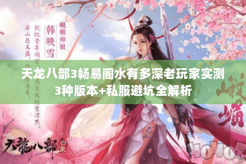 天龙八部3畅易阁水有多深老玩家实测3种版本+私服避坑全解析