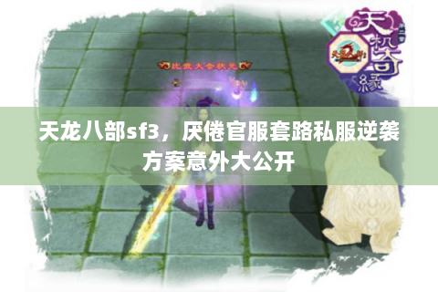天龙八部sf3,厌倦官服套路私服逆袭方案意外大公开 天龙八部sf3,厌倦官服套路私服逆袭方案意外大公开