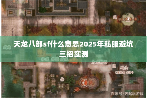 天龙八部sf什么意思2025年私服避坑三招实测 天龙八部sf什么意思2025年私服避坑三招实测