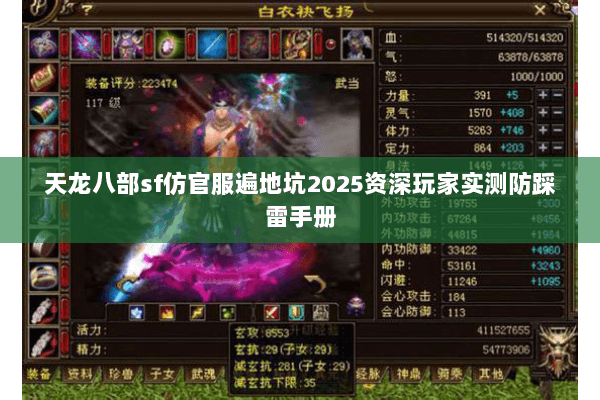 天龙八部sf仿官服遍地坑2025资深玩家实测防踩雷手册 天龙八部sf仿官服遍地坑2025资深玩家实测防踩雷手册