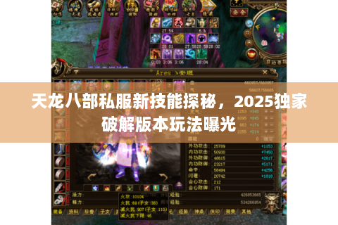 天龙八部私服新技能探秘，2025独家破解版本玩法曝光