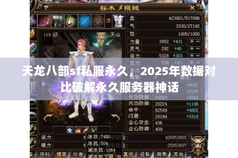 天龙八部sf私服永久，2025年数据对比破解永久服务器神话