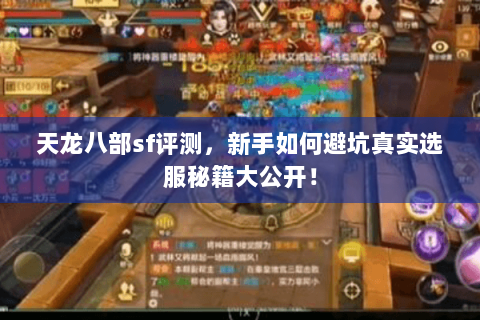 天龙八部sf评测,新手如何避坑真实选服秘籍大公开! 天龙八部sf评测,新手如何避坑真实选服秘籍大公开!