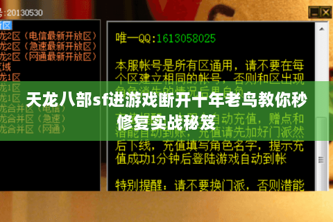 天龙八部sf进游戏断开十年老鸟教你秒修复实战秘笈 天龙八部sf进游戏断开十年老鸟教你秒修复实战秘笈