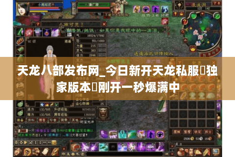 天龙八部发布网_今日新开天龙私服▷独家版本◁刚开一秒爆满中