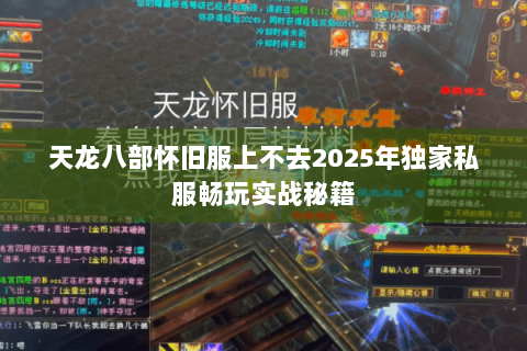天龙八部怀旧服上不去2025年独家私服畅玩实战秘籍
