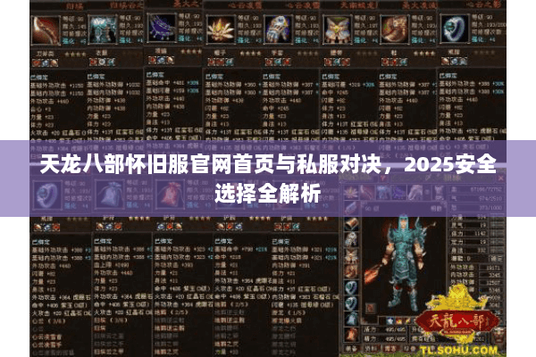 天龙八部怀旧服官网首页与私服对决，2025安全选择全解析